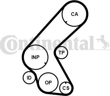 Contitech CT 1078 - Hammashihnat inparts.fi