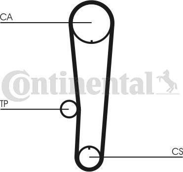 Contitech CT1017 - Hammashihnat inparts.fi