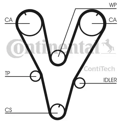 Continental CT1085 - Hammashihnat inparts.fi