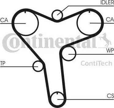 Continental CT1029 - Hammashihnat inparts.fi