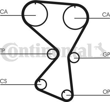 Contitech CT 1075 - Hammashihnat inparts.fi