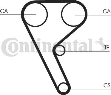 Contitech CT 1157 - Hammashihnat inparts.fi