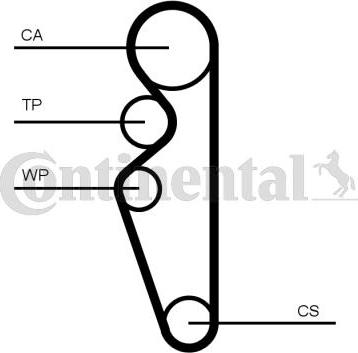 Contitech CT 1164 - Hammashihnat inparts.fi