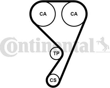 Contitech CT 1211 - Hammashihnat inparts.fi