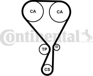 Continental CT 1228 - Hammashihnat inparts.fi