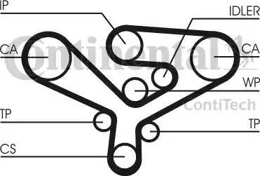 Continental CT1135 - Hammashihnat inparts.fi