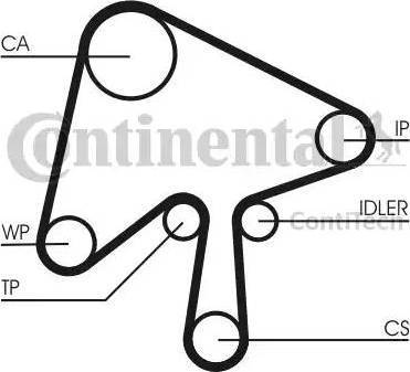 Continental CT1136 - Hammashihnat inparts.fi