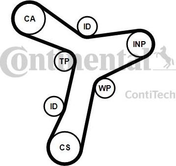 Continental CT1229 - Hammashihnat inparts.fi