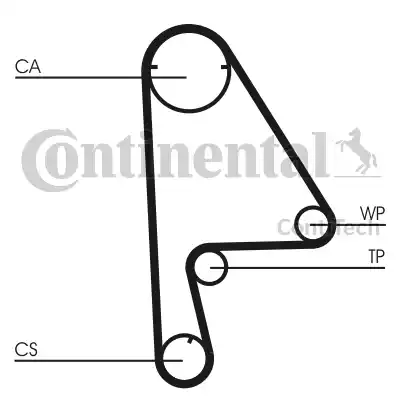 Continental CT863 - Hammashihnat inparts.fi