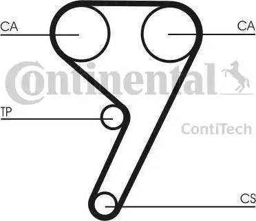 Continental CT881K5 - Hammashihnasarja inparts.fi