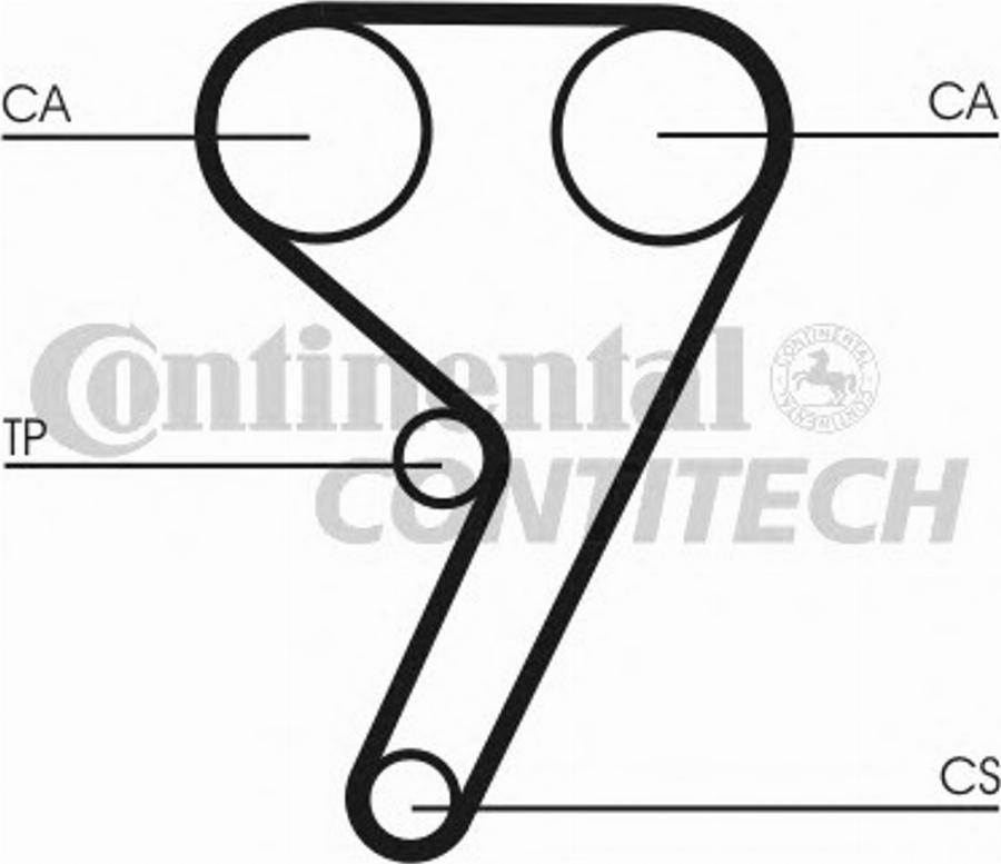 Contitech CT881K4 - Hammashihnasarja inparts.fi