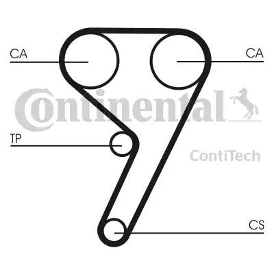 Continental CT881 - Hammashihnat inparts.fi