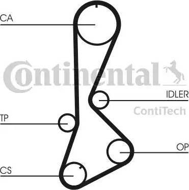 Continental CT828 - Hammashihnat inparts.fi