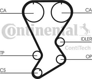 Continental CT875 - Hammashihnat inparts.fi