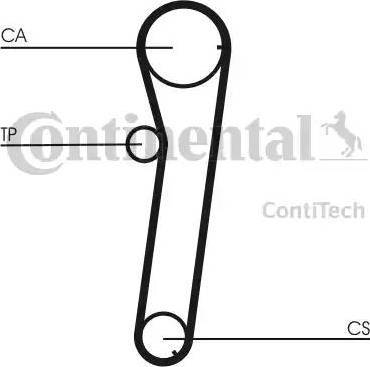 Continental CT740K1 - Hammashihnasarja inparts.fi