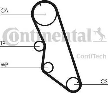 Continental CT754K1 - Hammashihnasarja inparts.fi