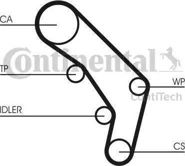 Continental CT755 - Hammashihnat inparts.fi