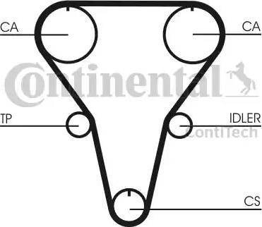 Continental CT769K1 - Hammashihnasarja inparts.fi