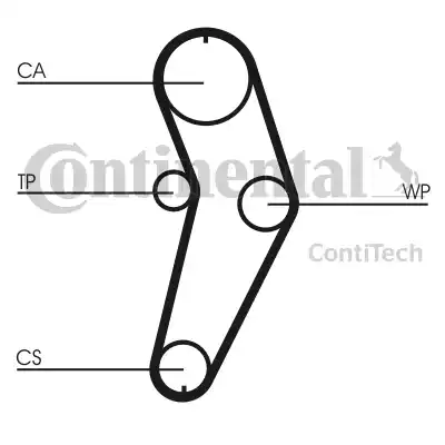 Continental CT709K1 - Hammashihnasarja inparts.fi