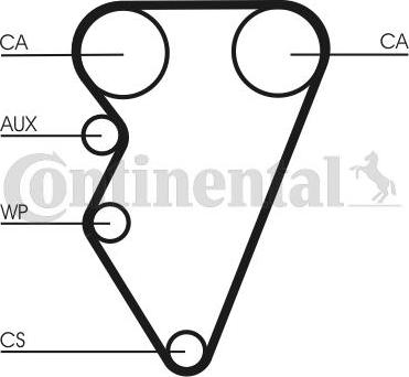 Continental CT708WP1 - Hammashihnasarja inparts.fi