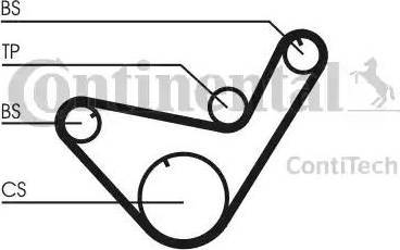 Continental CT714K1 - Hammashihnasarja inparts.fi