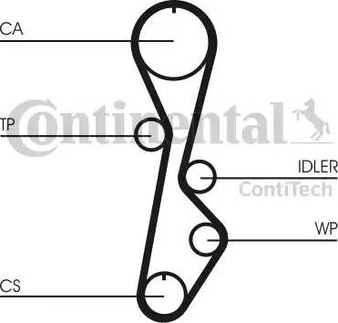 Continental CT785 - Hammashihnat inparts.fi