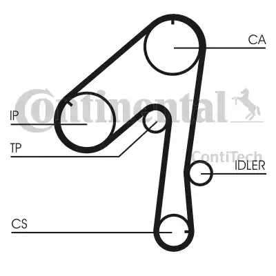 Continental CT786 - Hammashihnat inparts.fi