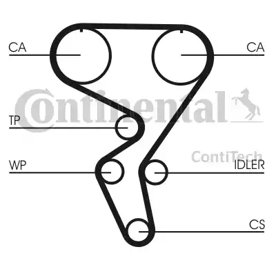 Continental CT 724 - Hammashihnat inparts.fi