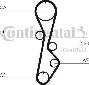 Continental CT774 - Hammashihnat inparts.fi