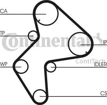 Continental CT775 - Hammashihnat inparts.fi