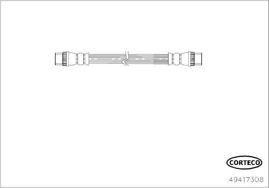 Corteco 49417308 - Jarruletku inparts.fi