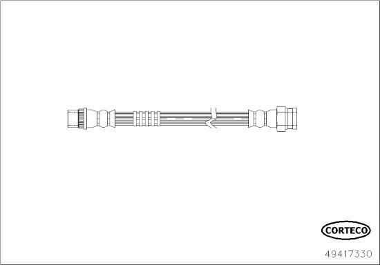 Corteco 49417330 - Jarruletku inparts.fi