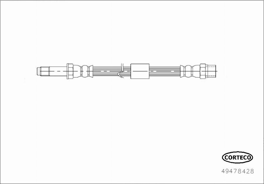 Corteco 49478428 - Jarruletku inparts.fi