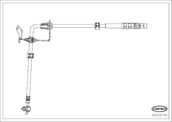 Corteco 49106749 - Jarruletku inparts.fi