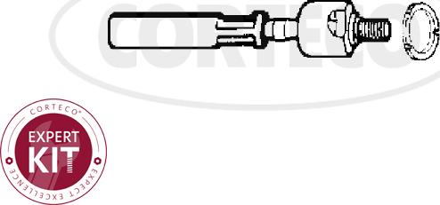 Corteco 49396800 - Raidetangon pää, suora inparts.fi