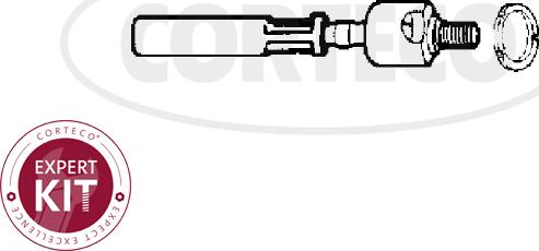 Corteco 49396756 - Raidetangon pää, suora inparts.fi