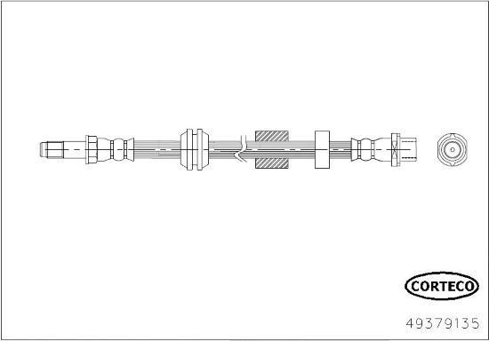 Corteco 49379135 - Jarruletku inparts.fi