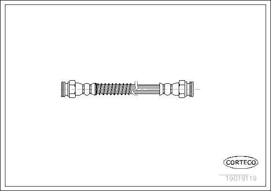 Corteco 19019119 - Jarruletku inparts.fi