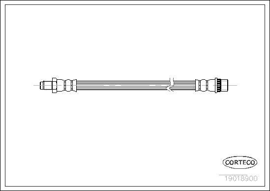 Corteco 19018900 - Jarruletku inparts.fi