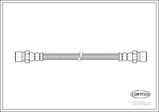 Corteco 19018920 - Jarruletku inparts.fi