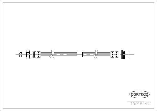 Corteco 19018442 - Jarruletku inparts.fi