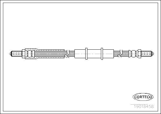 Corteco 19018458 - Jarruletku inparts.fi