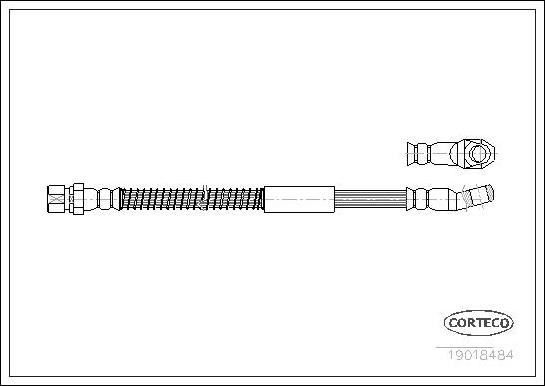 Corteco 19018484 - Jarruletku inparts.fi