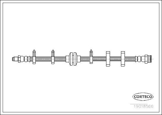 Corteco 19018566 - Jarruletku inparts.fi