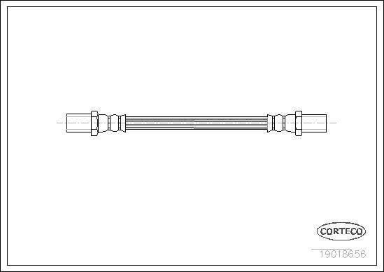 Corteco 19018656 - Jarruletku inparts.fi