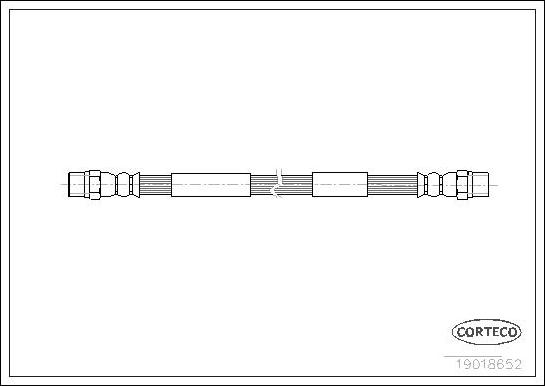 Corteco 19018652 - Jarruletku inparts.fi