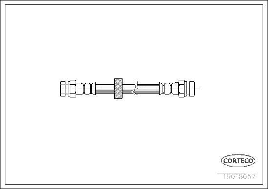 Corteco 19018657 - Jarruletku inparts.fi