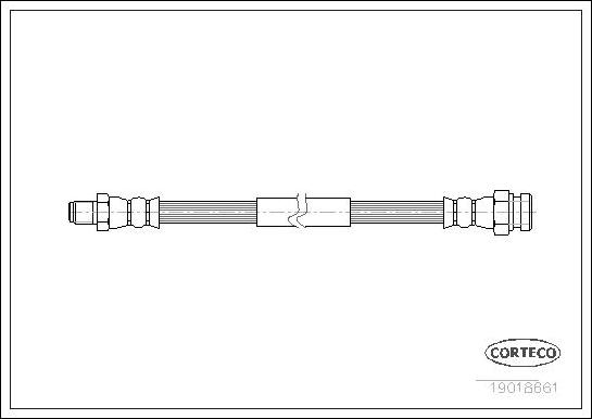 Corteco 19018661 - Jarruletku inparts.fi