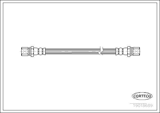 Corteco 19018689 - Jarruletku inparts.fi