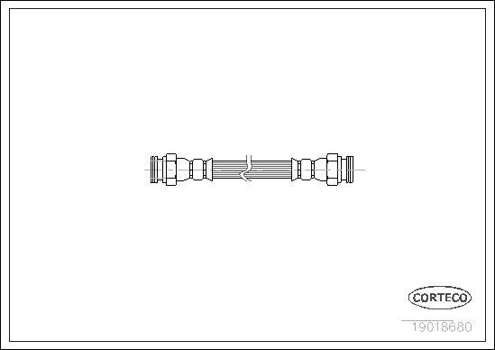 Corteco 19018680 - Jarruletku inparts.fi